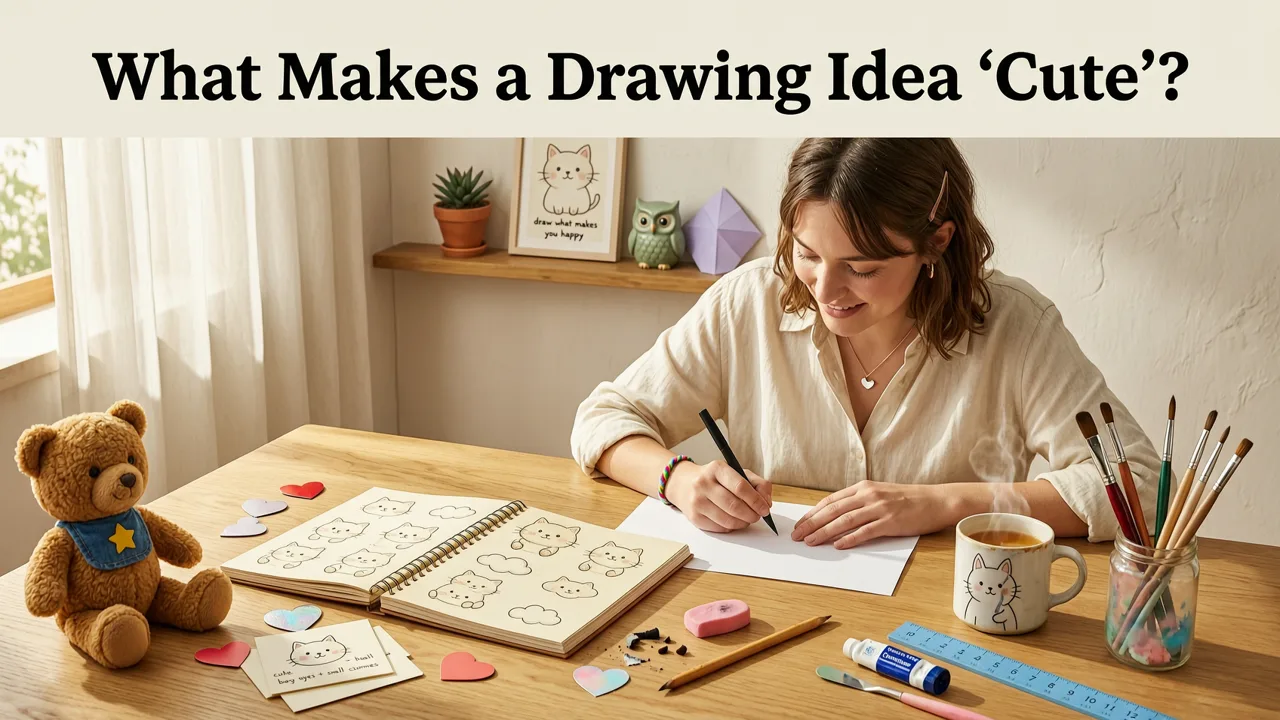 What Makes a Drawing Idea "Cute"? - cute drawing ideas to trace
