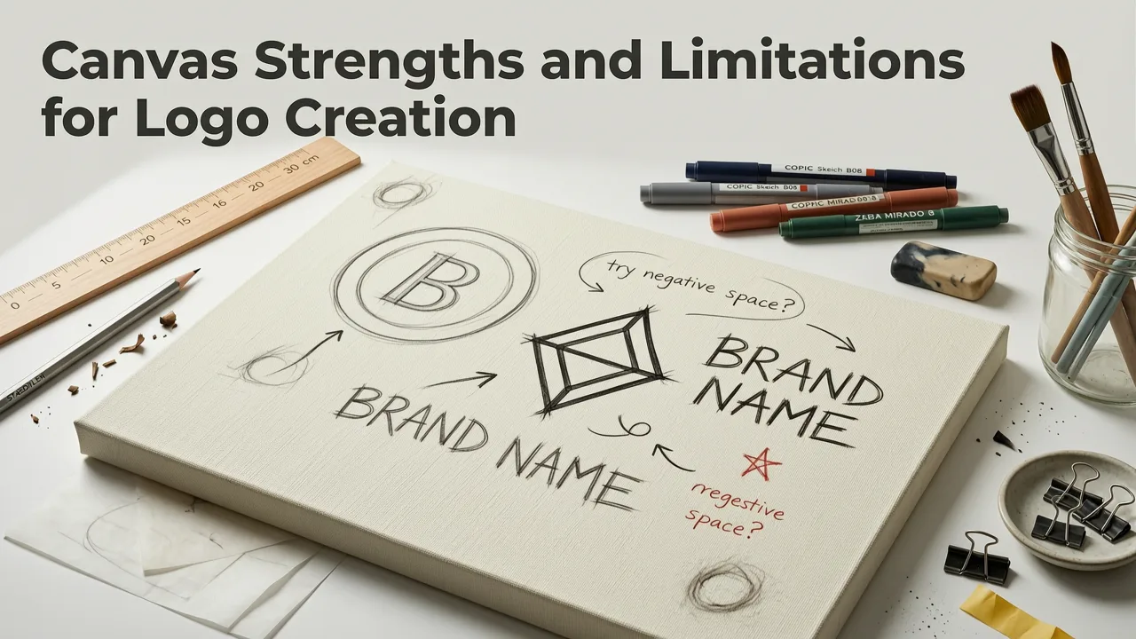 Canva’s Strengths and Limitations for Logo Creation - ai logo generator vs canva