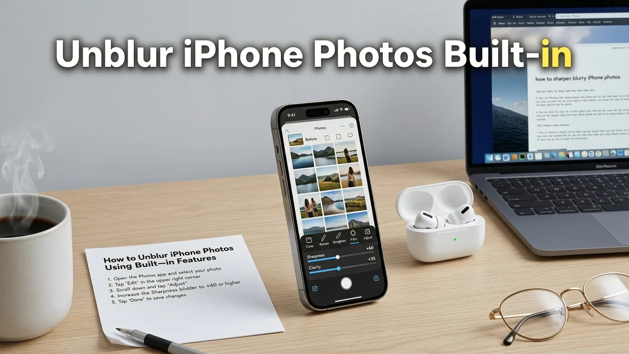 How to Unblur iPhone Photos Using Built-in iOS Features - how to unblur iphone photos