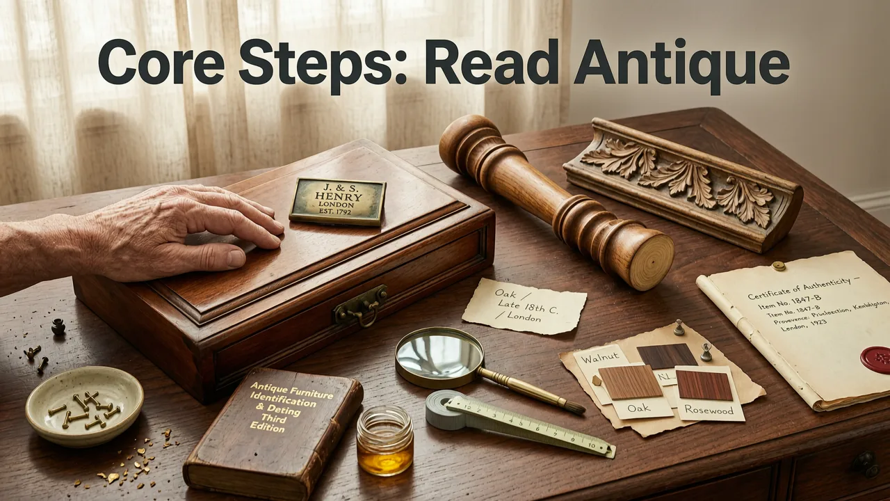 The Core Steps: How to Read Antique Furniture Marks by Sight and Touch - how to read antique furniture marks