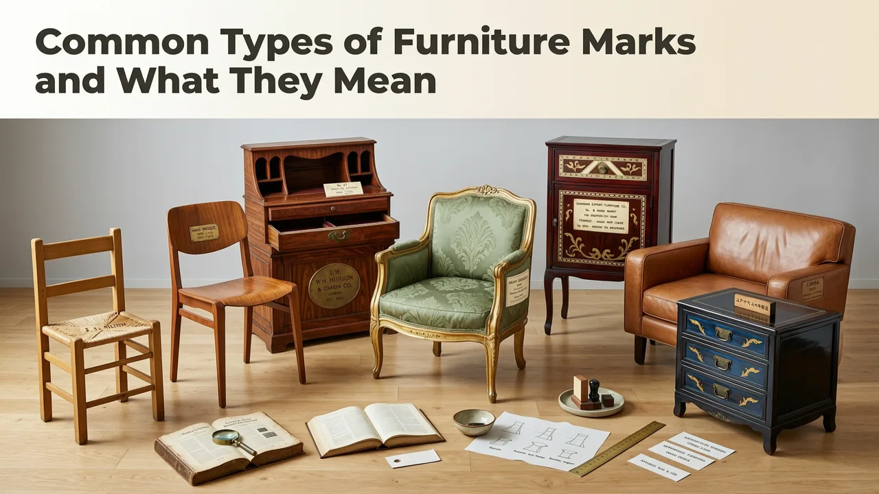 Common Types of Furniture Marks and What They Mean - how to read antique furniture marks