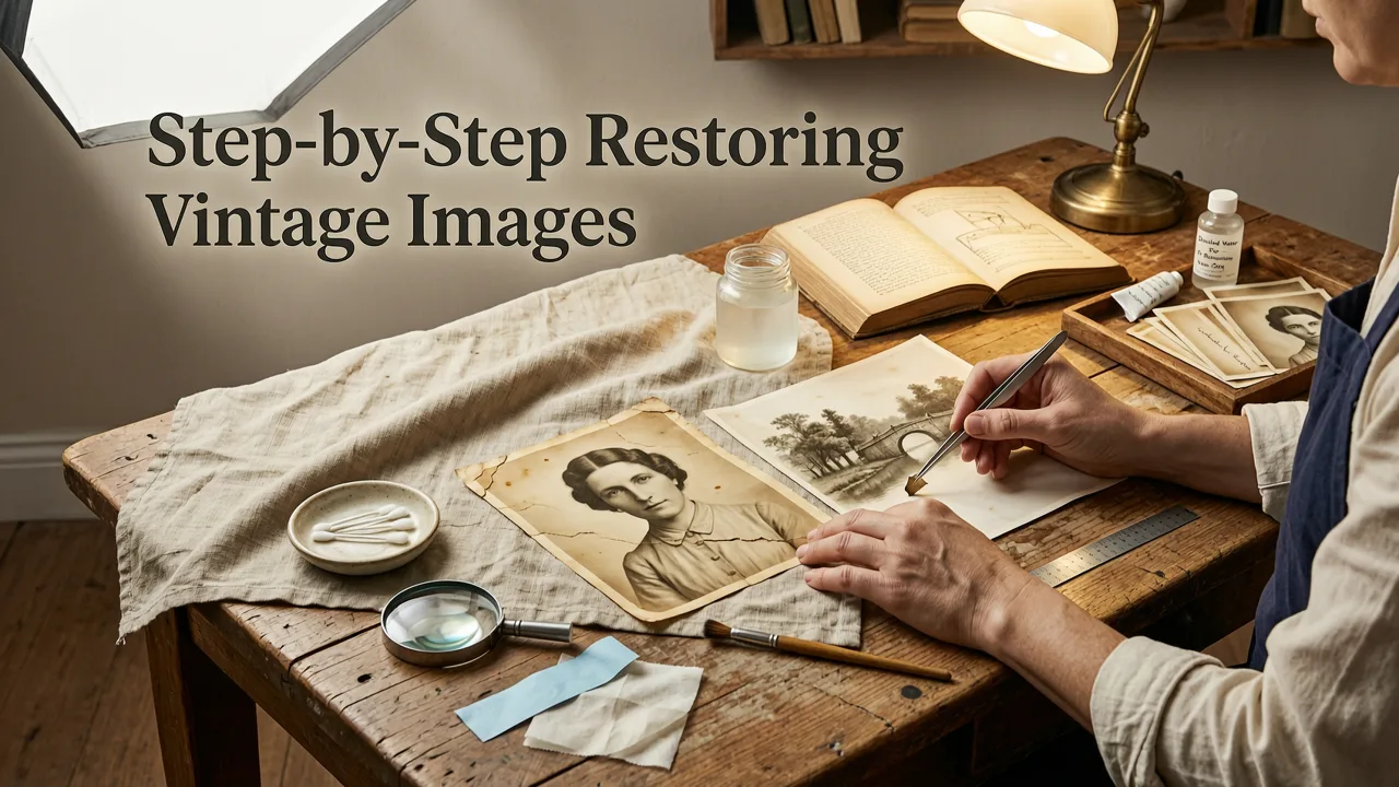 Step-by-Step Guide to Restoring Vintage Images - enhance old photos with ai