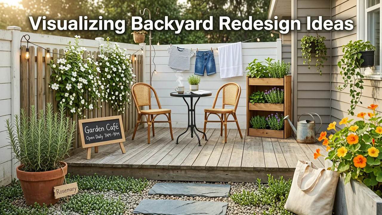 Why Visualizing Backyard Redesign Ideas for Small Spaces Matters - backyard redesign ideas for small spaces