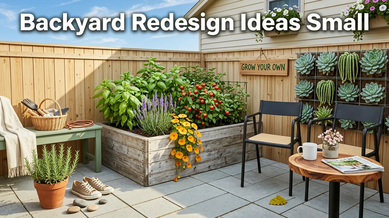 Top Backyard Redesign Ideas for Small Spaces in 2026 - backyard redesign ideas for small spaces