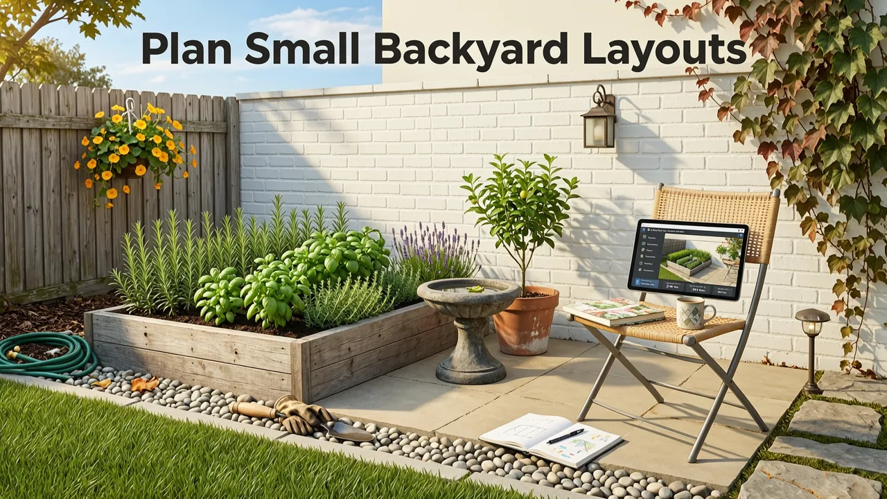 How to Plan Small Backyard Layouts Using AI Visualization - backyard redesign ideas for small spaces