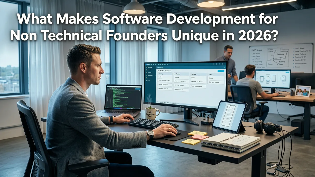 What Makes Software Development for Non Technical Founders Unique in 2026? - software development for non technical founders