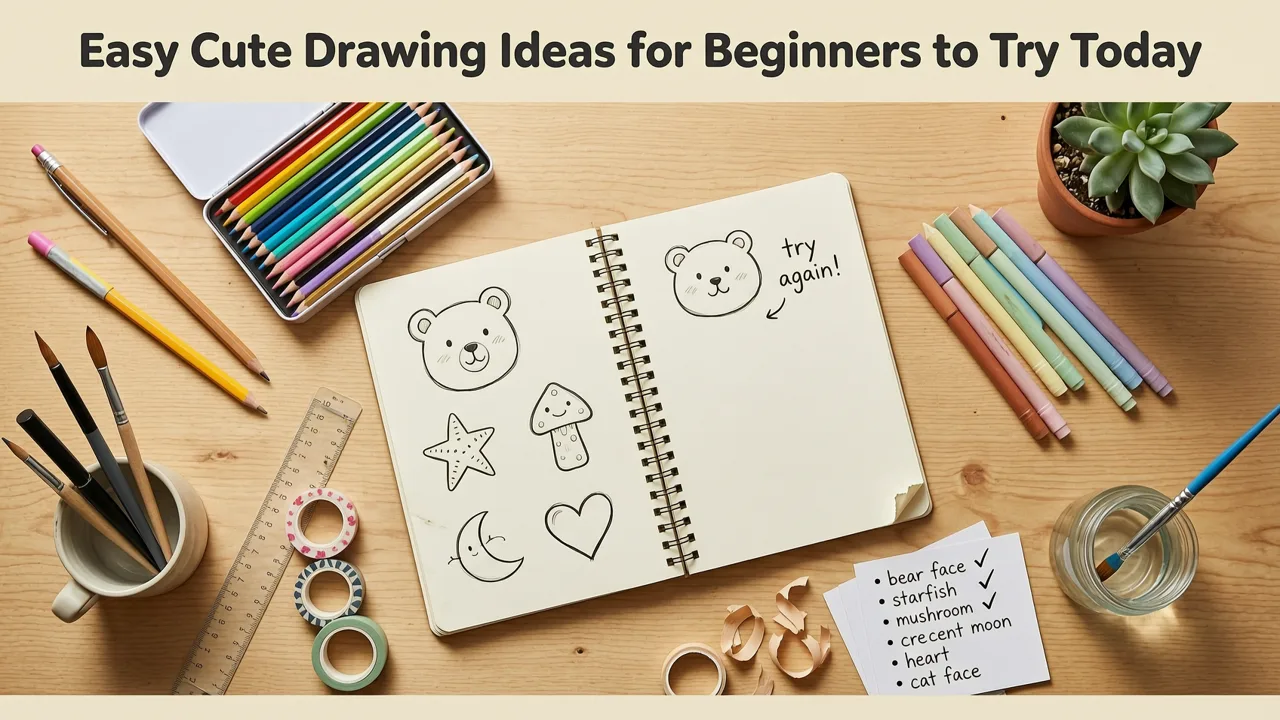 20 Easy Cute Drawing Ideas for Beginners to Try Today - easy cute drawing ideas for beginners