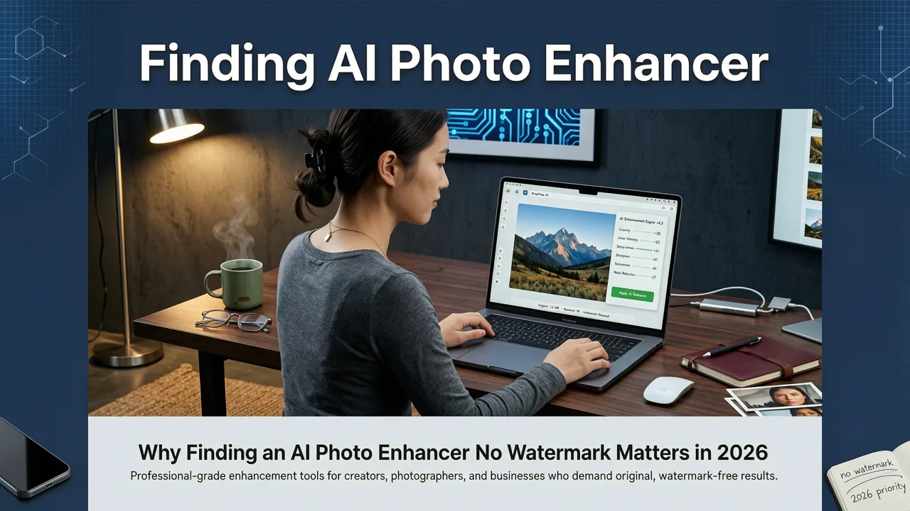 Why Finding an AI Photo Enhancer No Watermark Matters in 2026 - ai photo enhancer no watermark