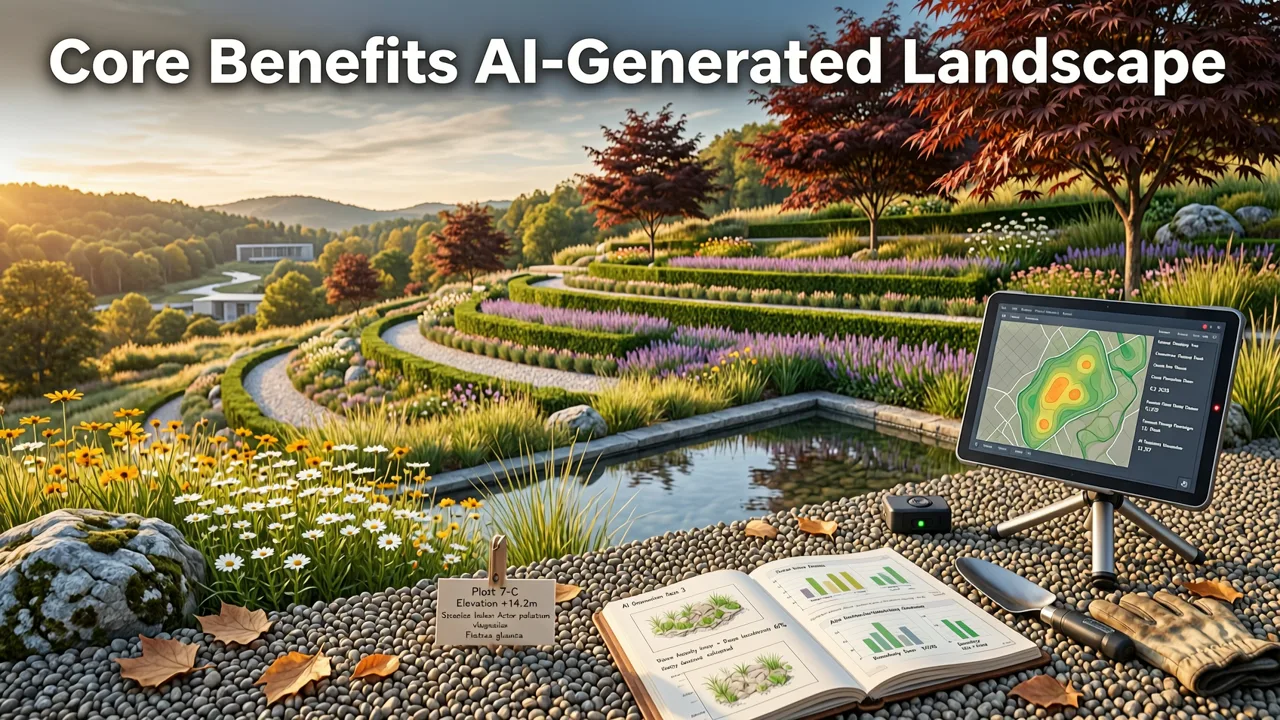 The Core Benefits of AI-Generated Landscape Concepts - upload photo to design backyard