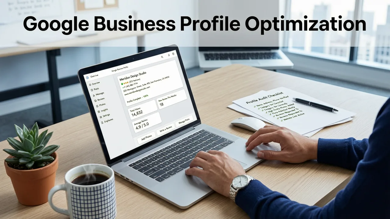 Step 1: Google Business Profile Optimization - local seo audit checklist