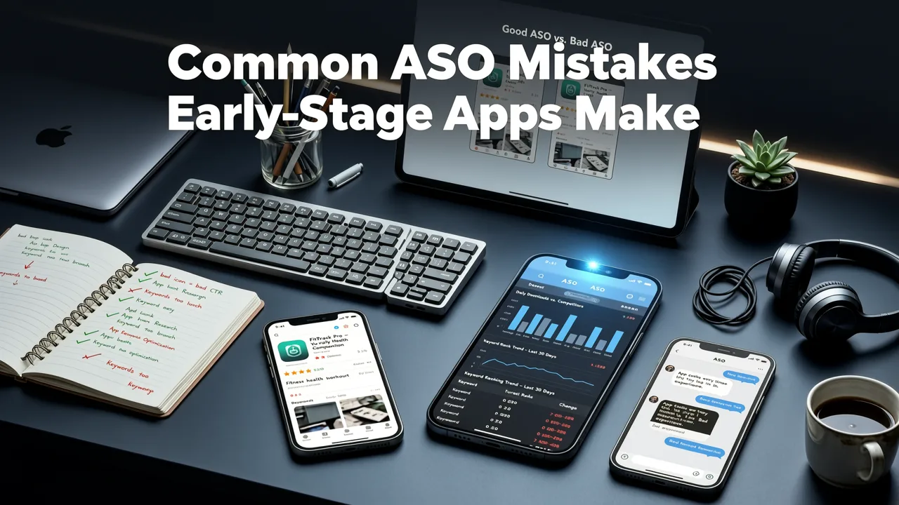 Common ASO Mistakes Early-Stage Apps Make - aso services for startups