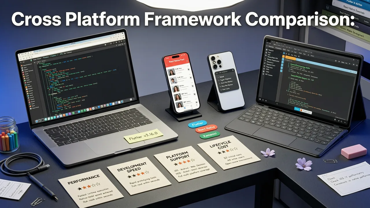 Cross Platform Framework Comparison: Key Evaluation Criteria - cross platform software development frameworks