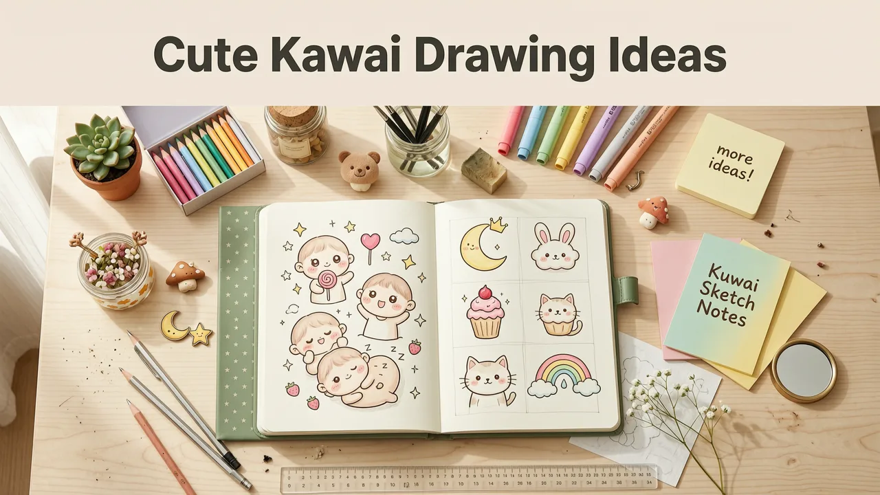 Why Cute Kawaii Drawing Ideas for Sketchbook Pages Are So Popular - cute kawaii drawing ideas for sketchbook
