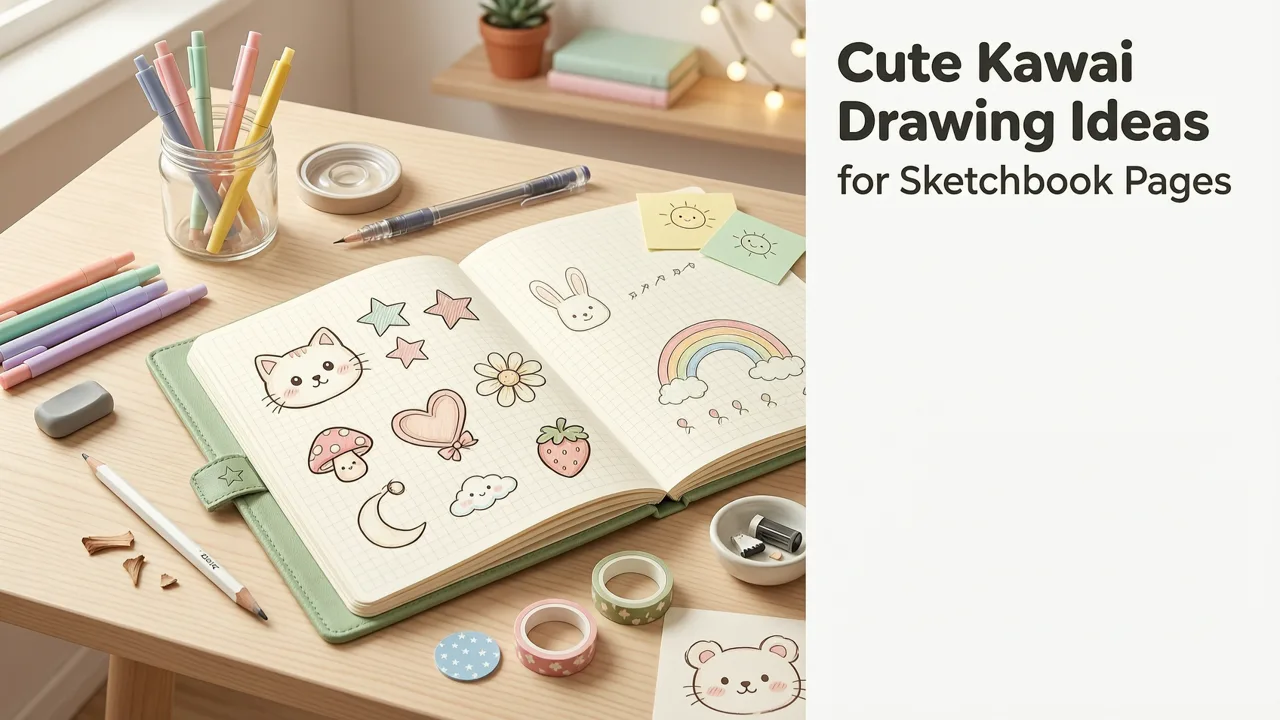 25 Cute Kawaii Drawing Ideas for Sketchbook (2026)