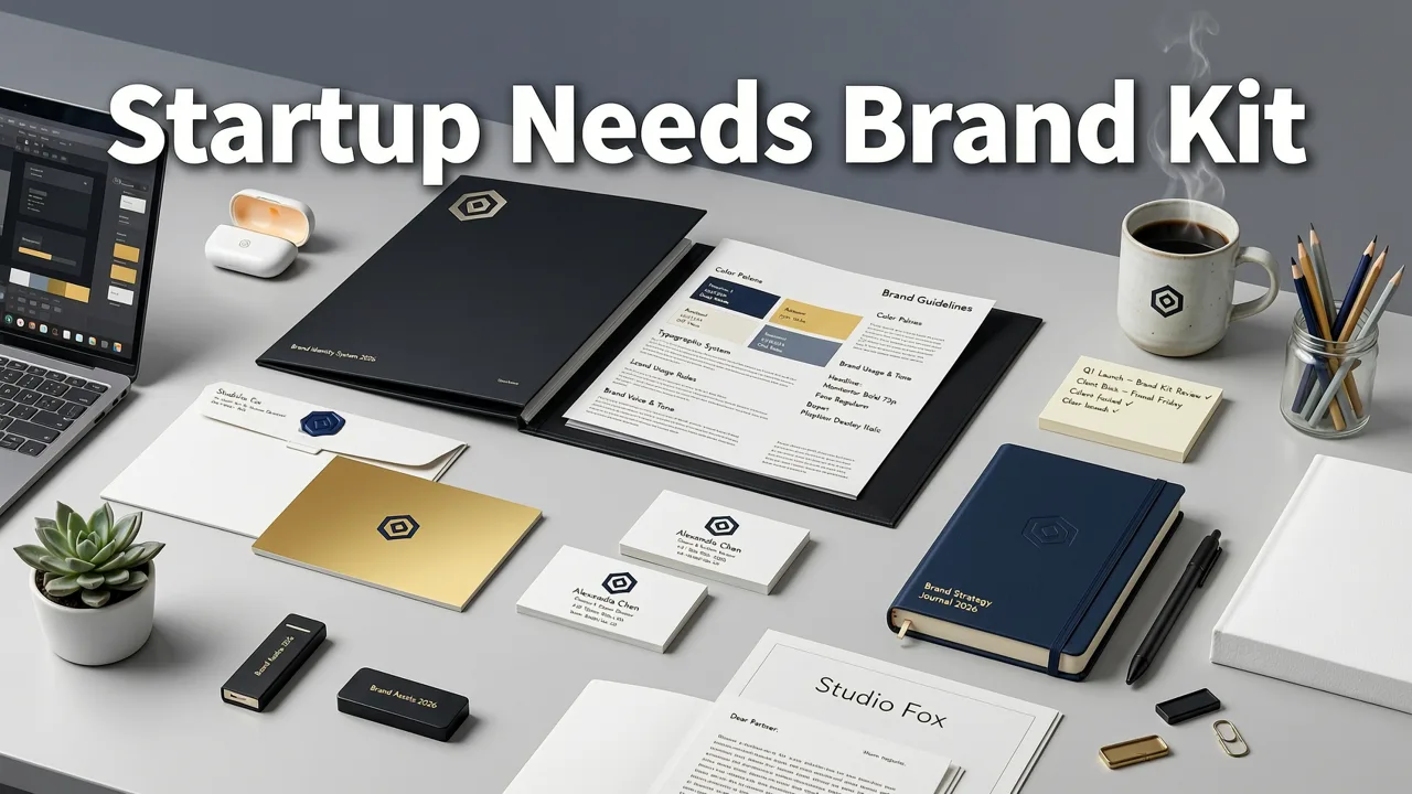 Why Your Startup Needs a Complete Brand Kit in 2026 - ai logo generator brand kit