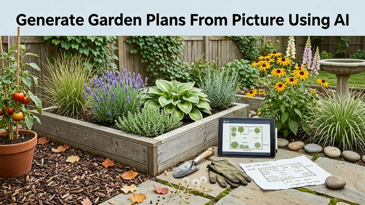 How to Generate Garden Plans From Picture Using AI - garden plans from picture