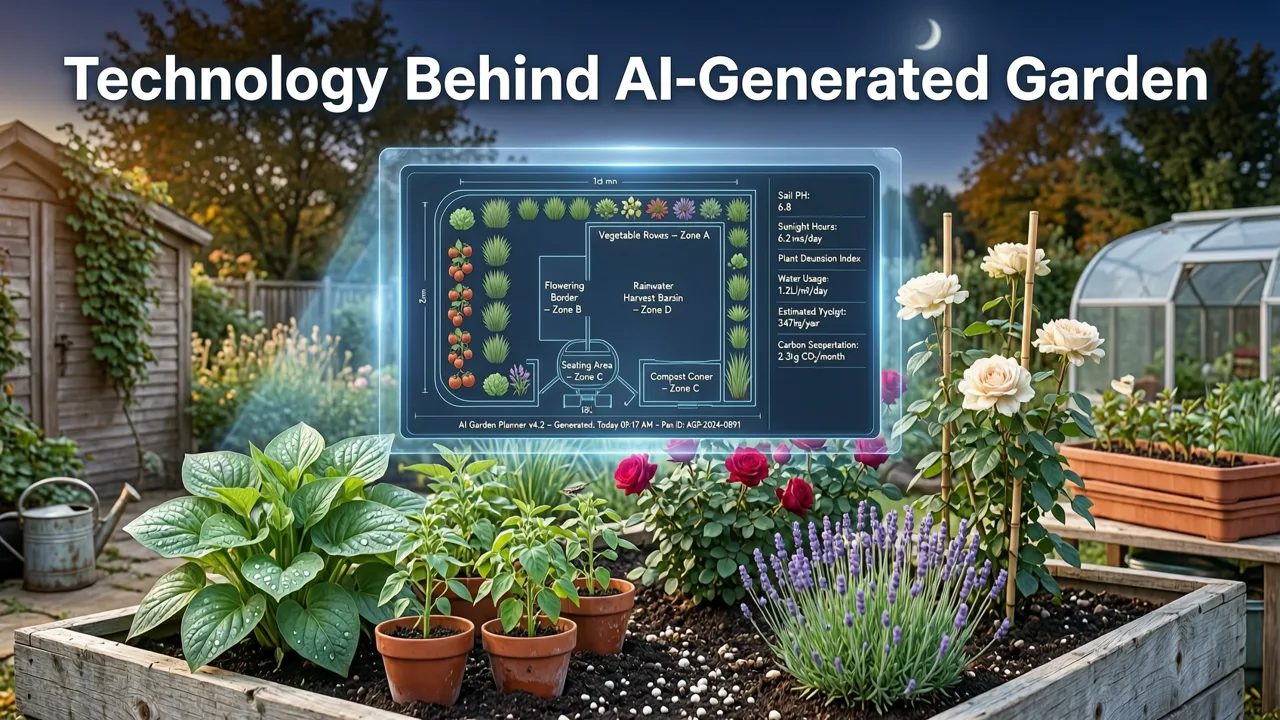 The Technology Behind AI-Generated Garden Plans - garden plans from picture
