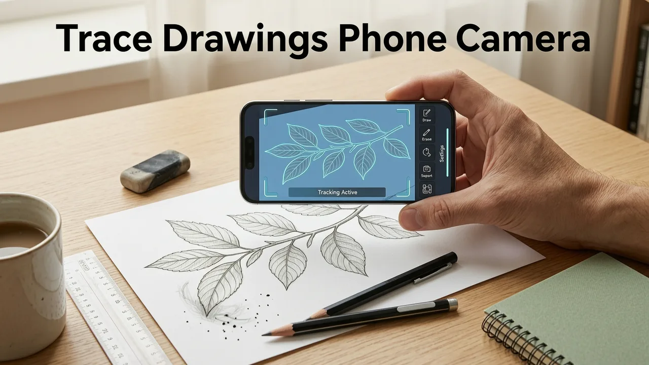 How to Trace Drawings With Phone Camera Using AR - trace drawings with phone camera
