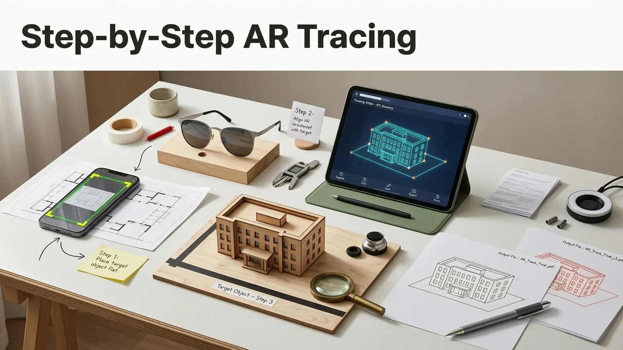 Step-by-Step Guide to AR Tracing - trace drawings with phone camera
