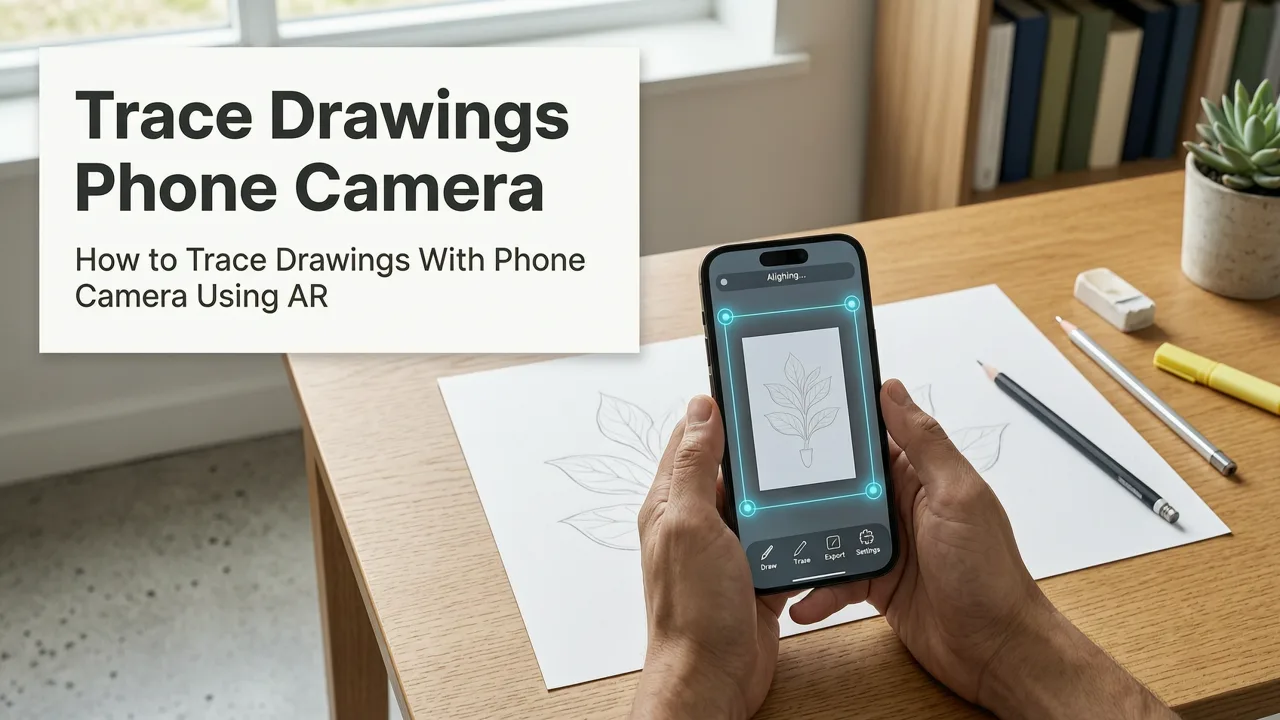How to Trace Drawings With Phone Camera Using AR in 2026