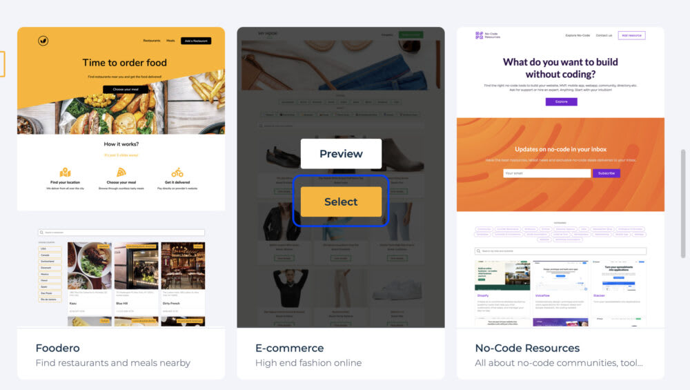 Softr + Airtableでサンプルサイト構築