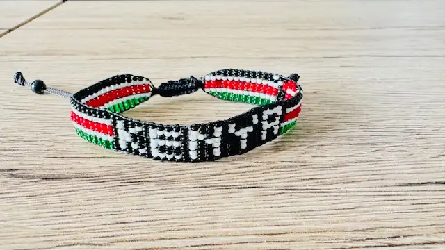 Kenyan beads bracelet