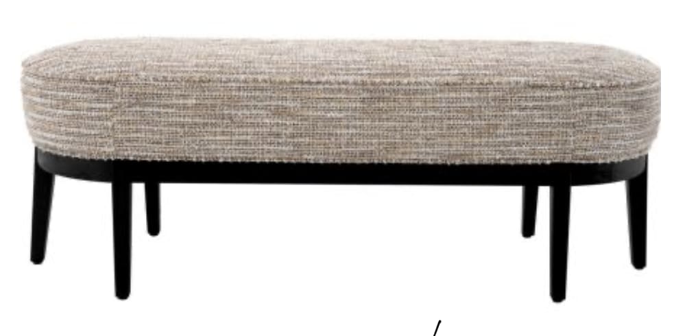 Jarrett Bench – Soft Bouclé Elegance