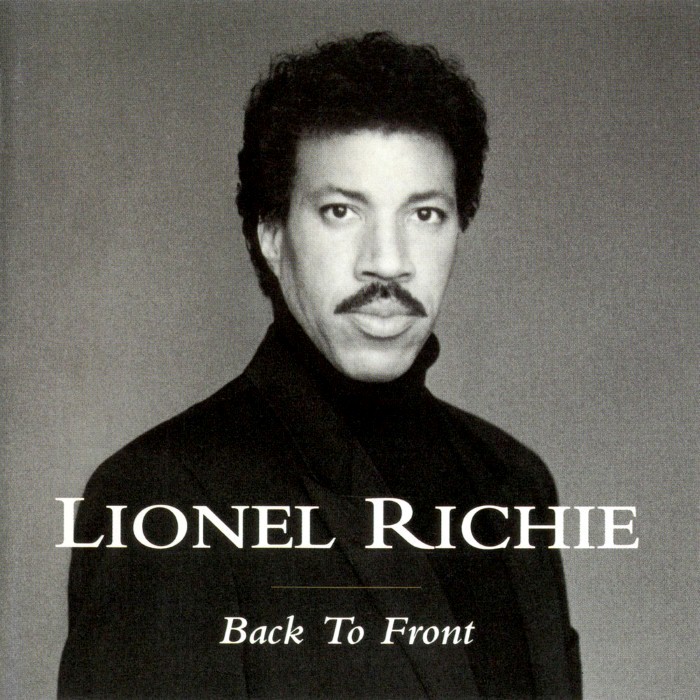 Album cover for Back to Front - Lionel Richie