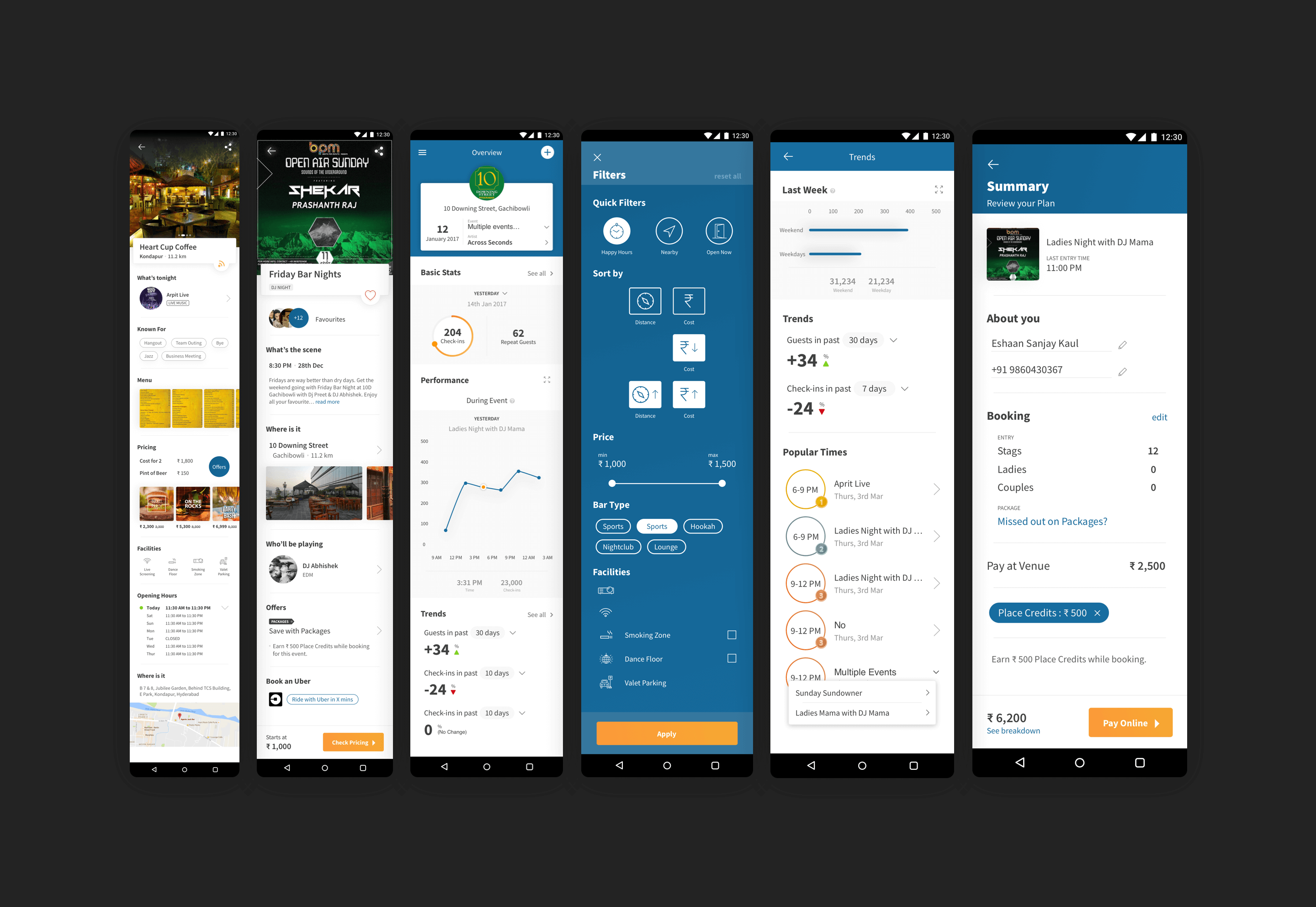 Brisky is a recommendation platform that connects people with local experts for personalized recommendations. It also provides real-time information about what is happening at pubs around you. Brisky App - User Interface Design