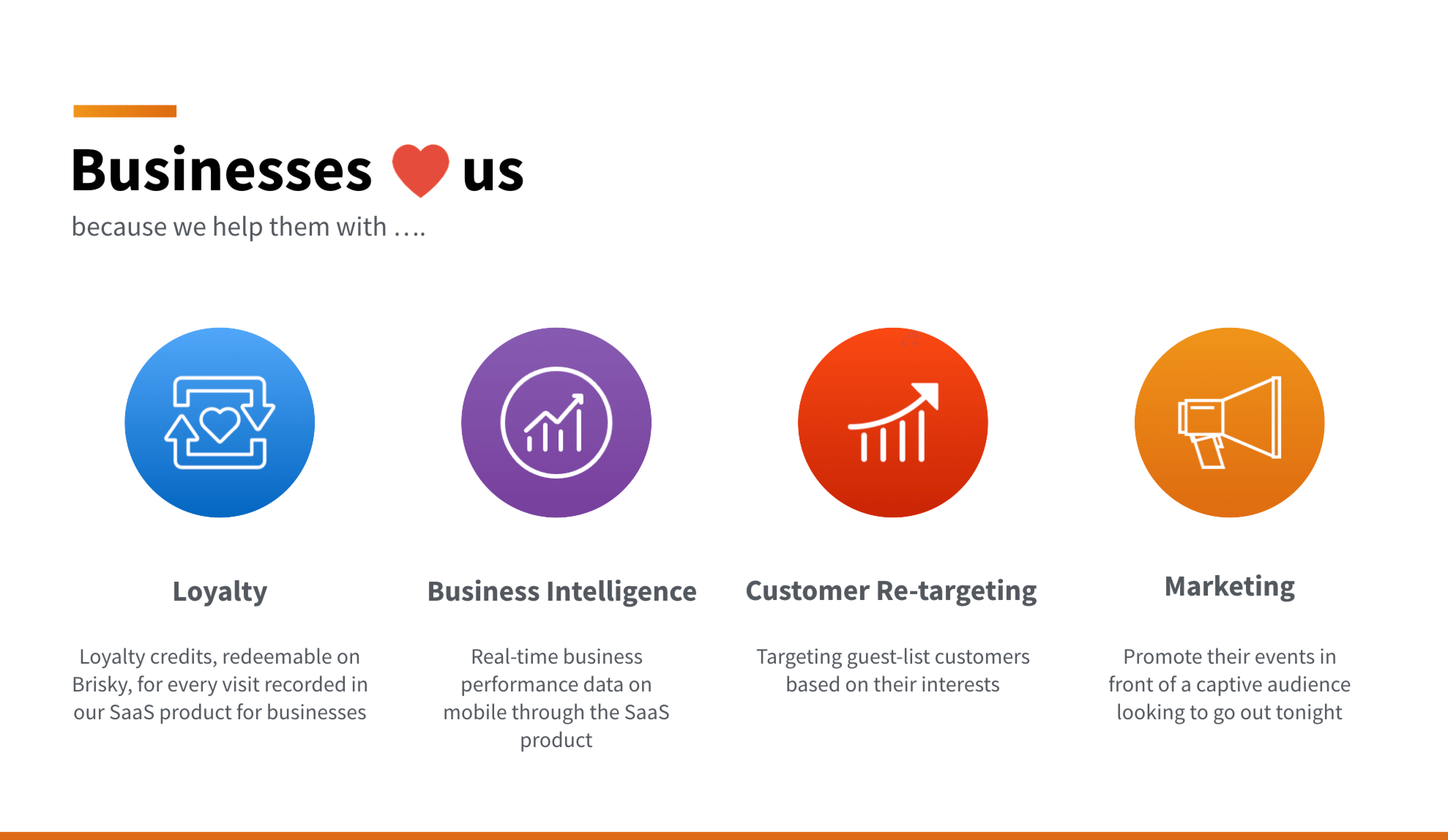 Brisky is a recommendation platform that connects people with local experts for personalized recommendations. It also provides real-time information about what is happening at pubs around you.