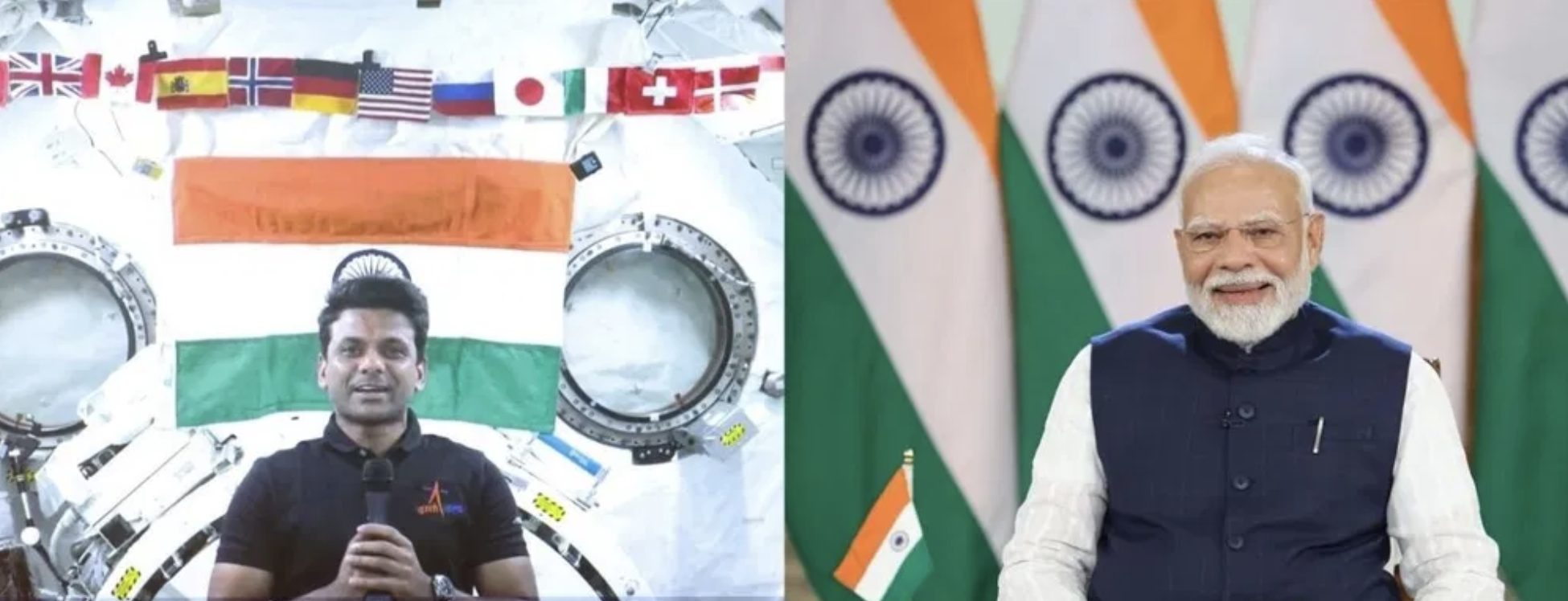 અવકાશમાંથી ભારત ભવ્ય દેખાય છે… શુભાંશુ શુક્લાએ PM મોદી સાથેની કરી વાત