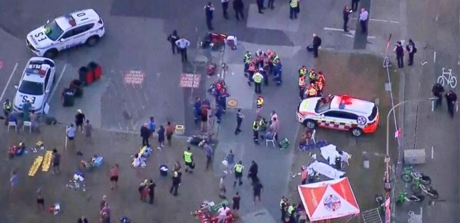 ઓસ્ટ્રેલિયામાં તહેવાર મનાવી રહેલા લોકો ઉપર આતંકવાદી હુમલો.