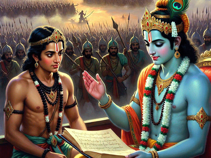 આજે ગીતા જયંતિ: લક્ષ્ય પ્રત્યે સમર્પણ વિના શાંતિ મળતી નથી; ગીતાના કેટલાક મહત્વપૂર્ણ શ્લોકો જાણો.