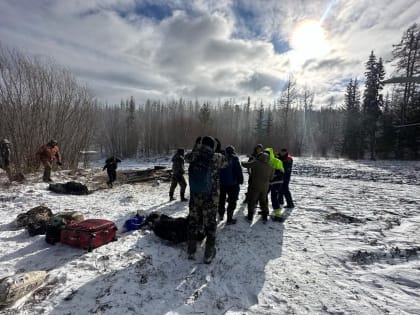 В Якутии под лед ушел 