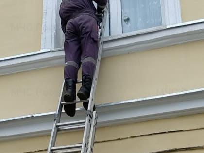 Магаданские спасатели помогли матери попасть в запертую квартиру с ребенком