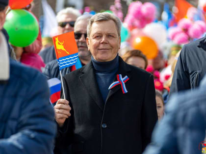 Сергей Абрамов поздравил колымчан с  Днем Весны и Труда