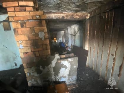 Садовый дом в поселке Эвенск пострадал от огня