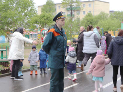 В детском саду №55 прошла учебная эвакуация