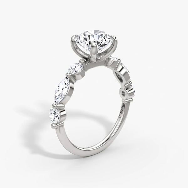 The Mixed Shape Single Shared Prong — Round
