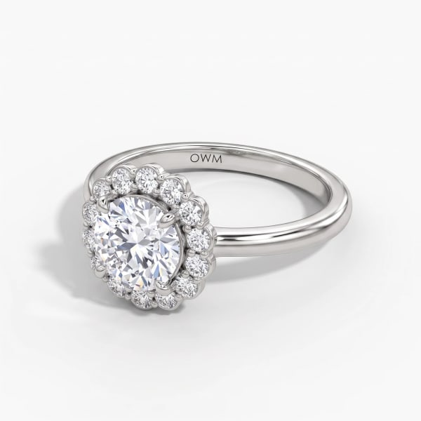 The Signature Floral Halo — Round