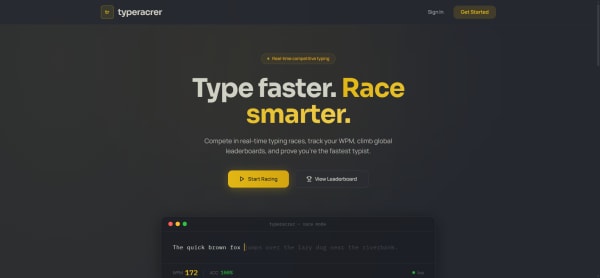 How I Built a Real-Time Multiplayer Typing Game with React, TypeScript, Socket.IO & MongoDB