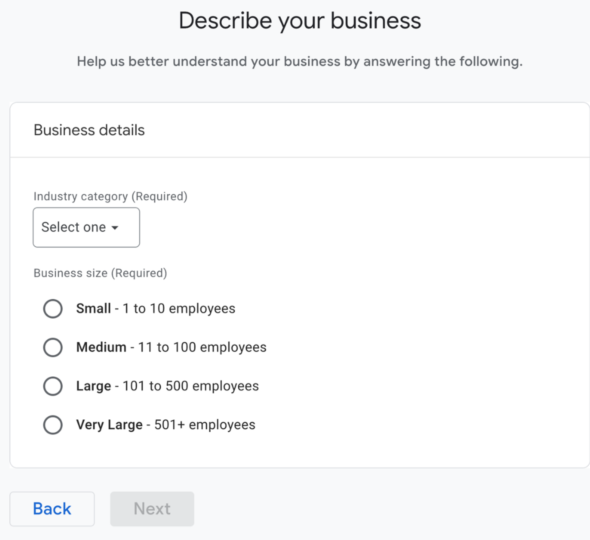 Describe your business