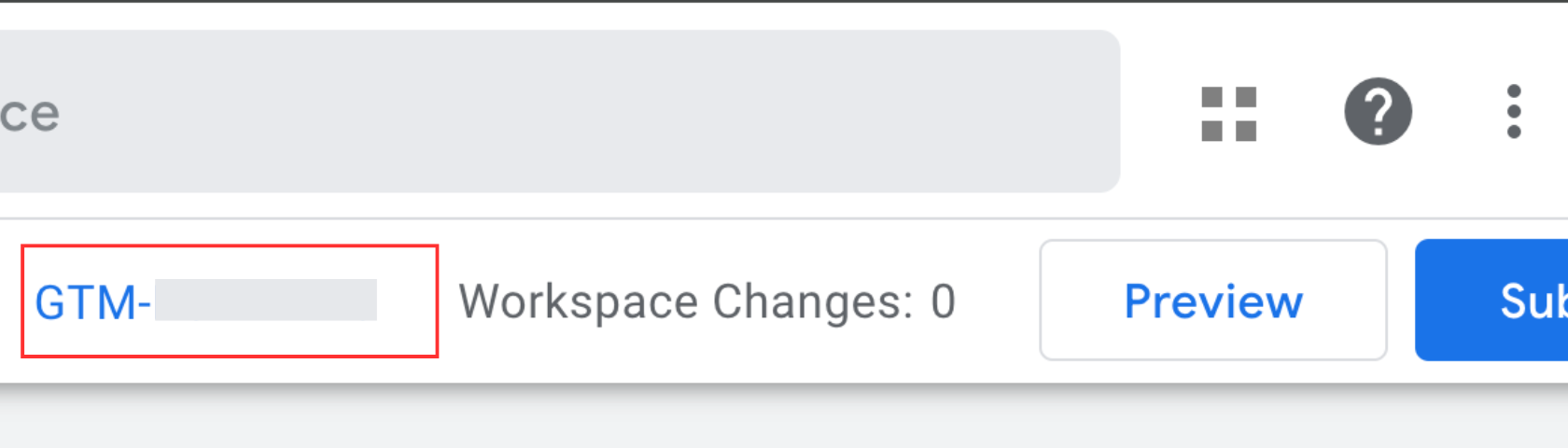 Reviewing where to find your Google Tag Manager code snippet in platform