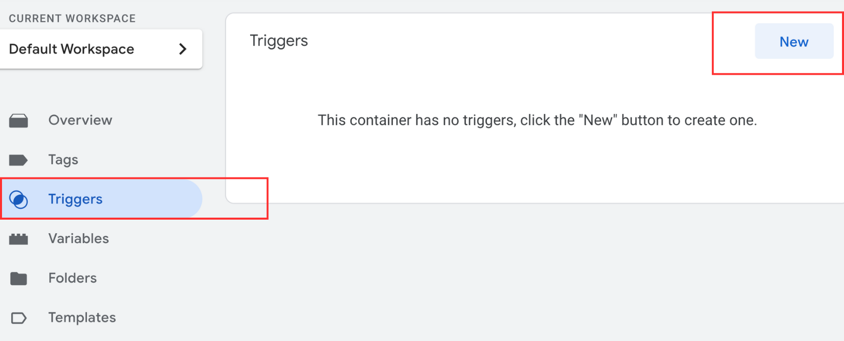 Creating a new trigger in google tag manager