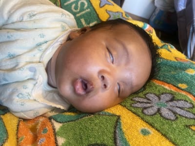 Funny sleeping face