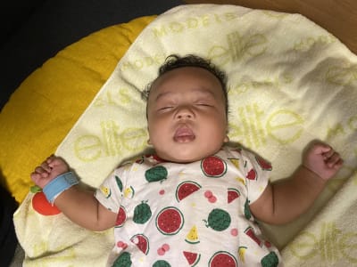 Sleeping peacefully