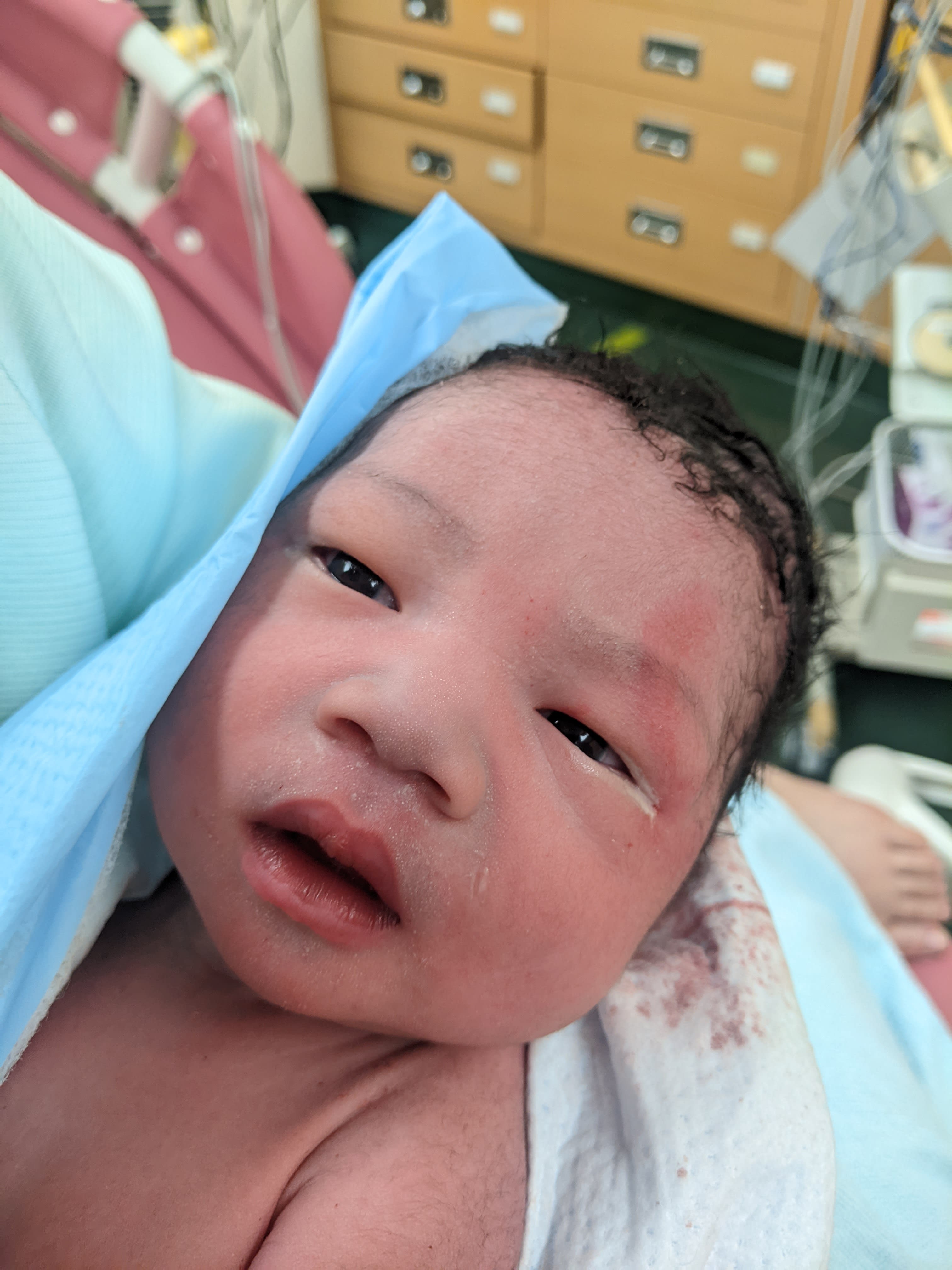 Fresh out of the womb