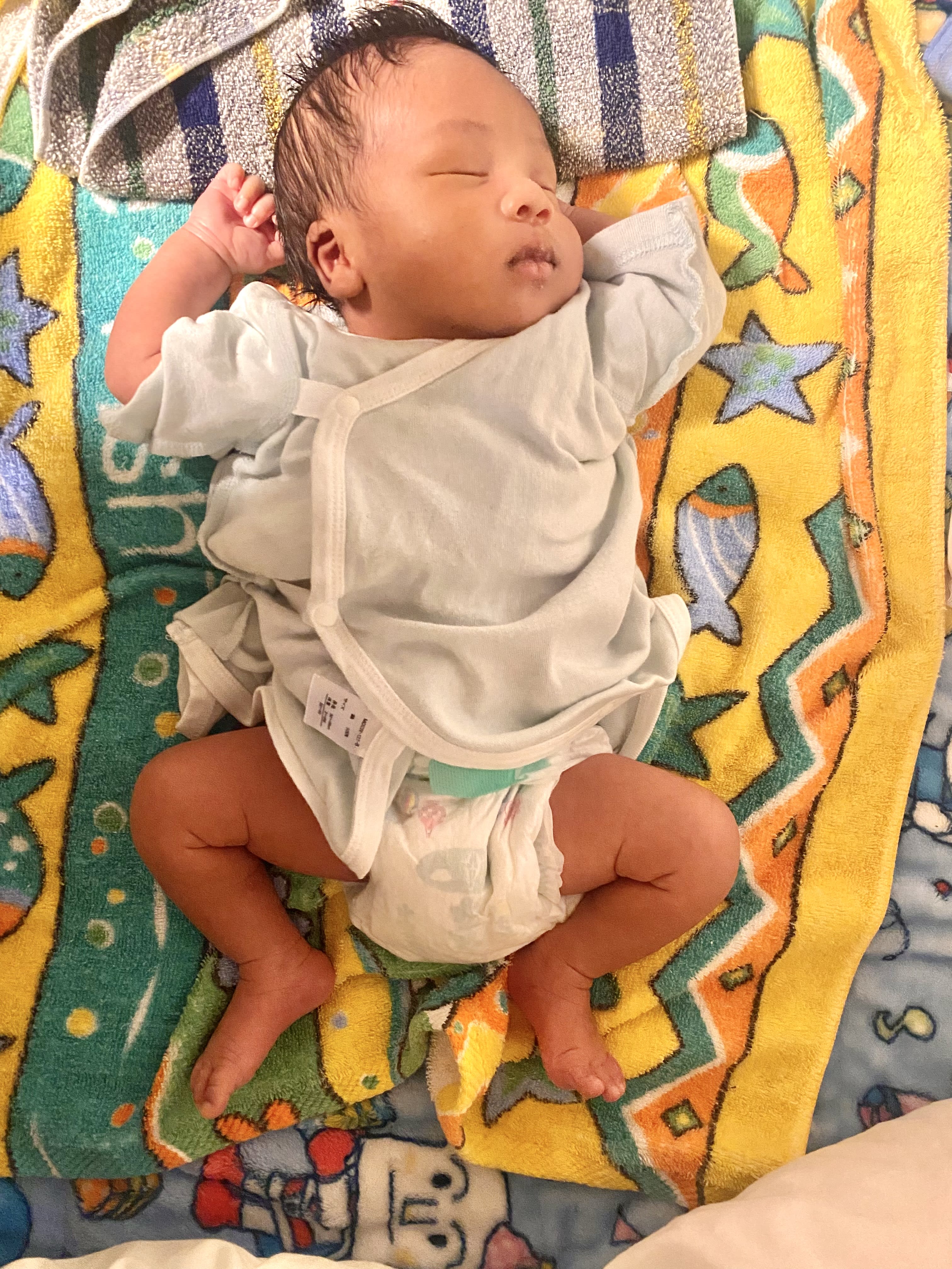 Usual sleeping posture