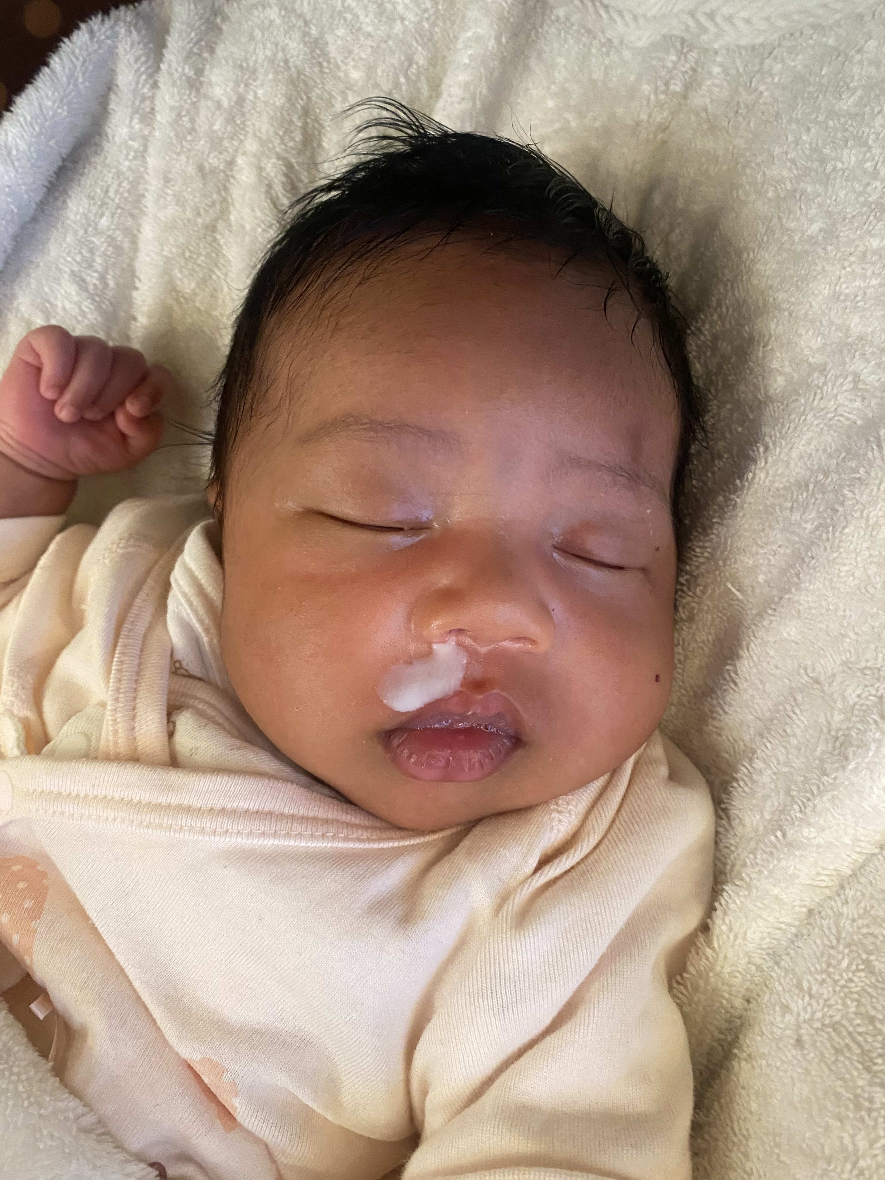 Milk from the nose?
