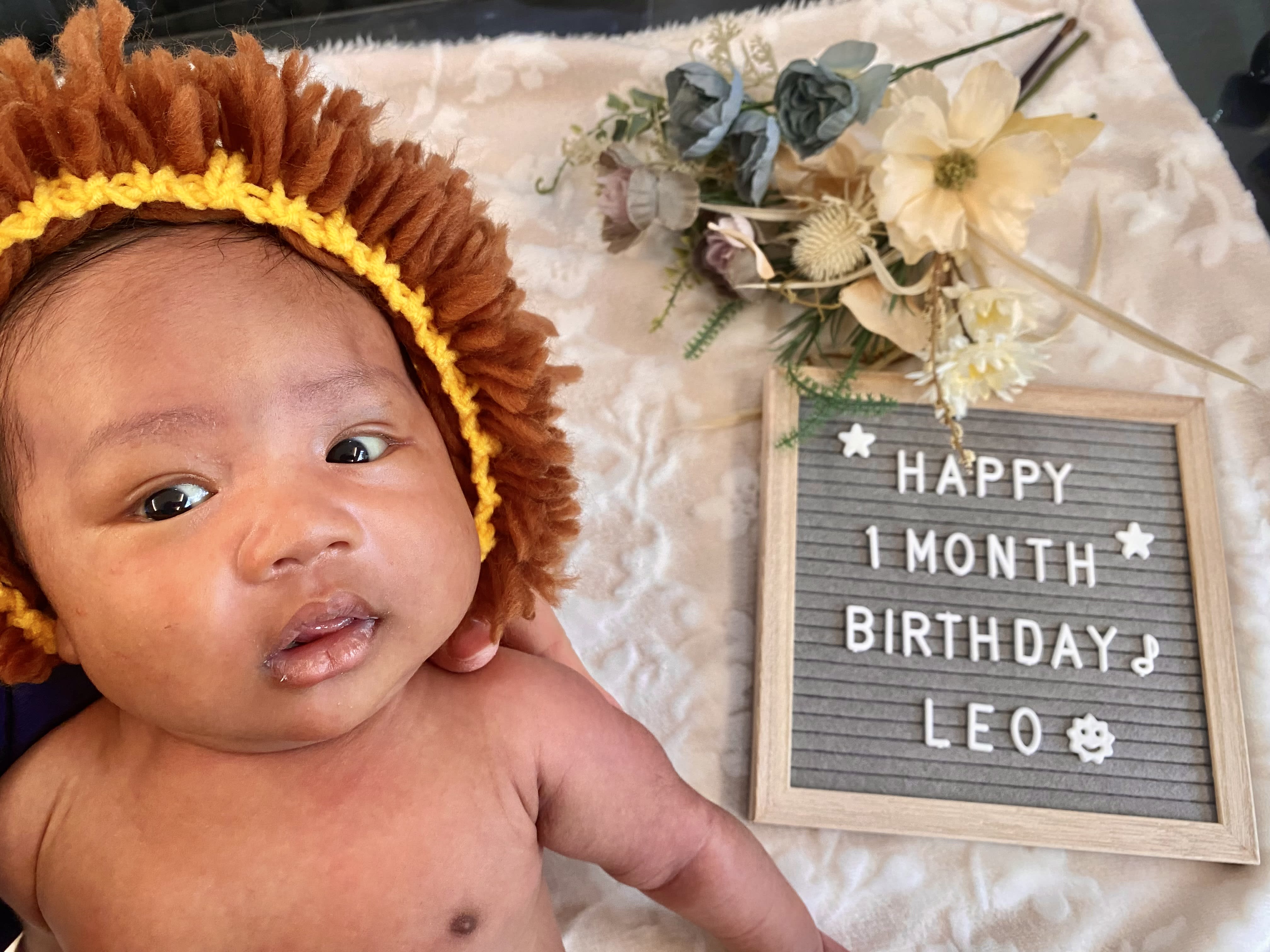 1 month birthday! Part 3